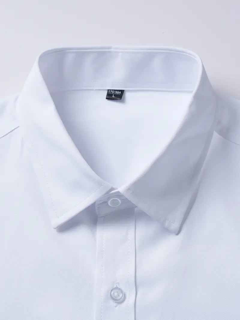 Doyle™ | Plain Monochrome Slim-Fit Shirt