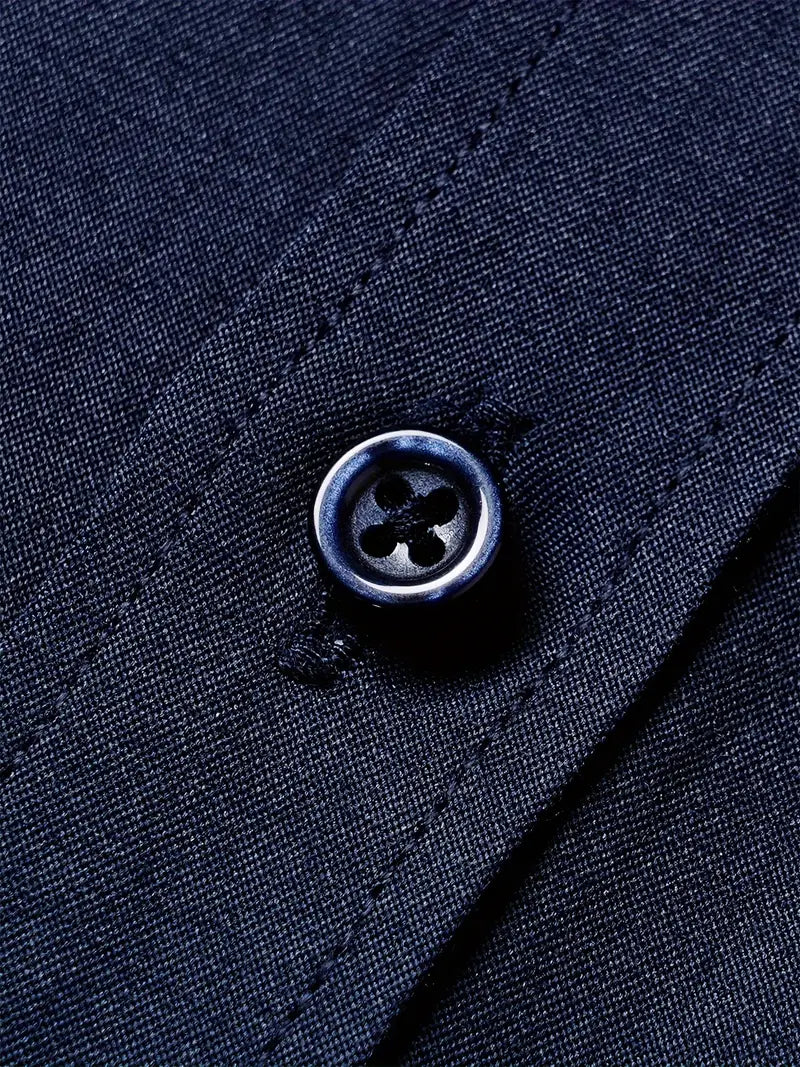Doyle™ | Plain Monochrome Slim-Fit Shirt