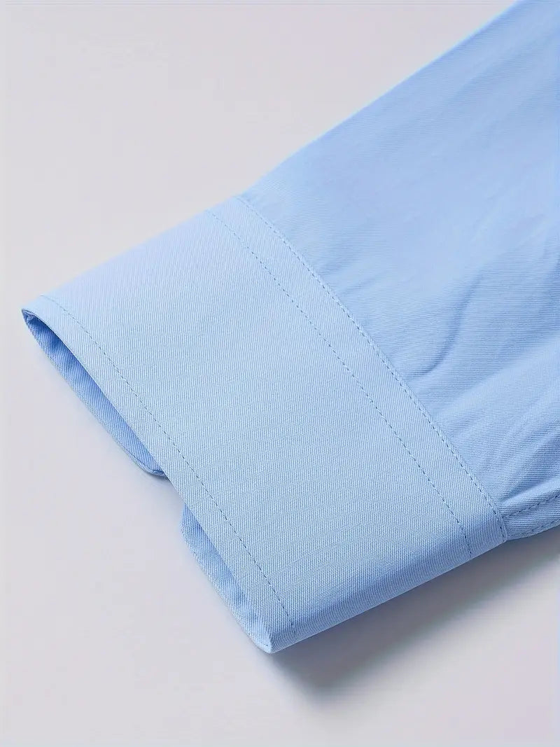 Doyle™ | Plain Monochrome Slim-Fit Shirt