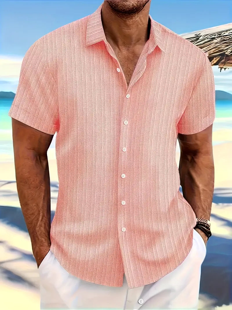 Simpson™ | Casual Linen Shirt with Buttons