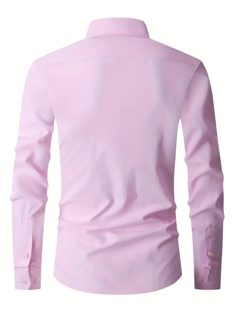 Doyle™ | Plain Monochrome Slim-Fit Shirt