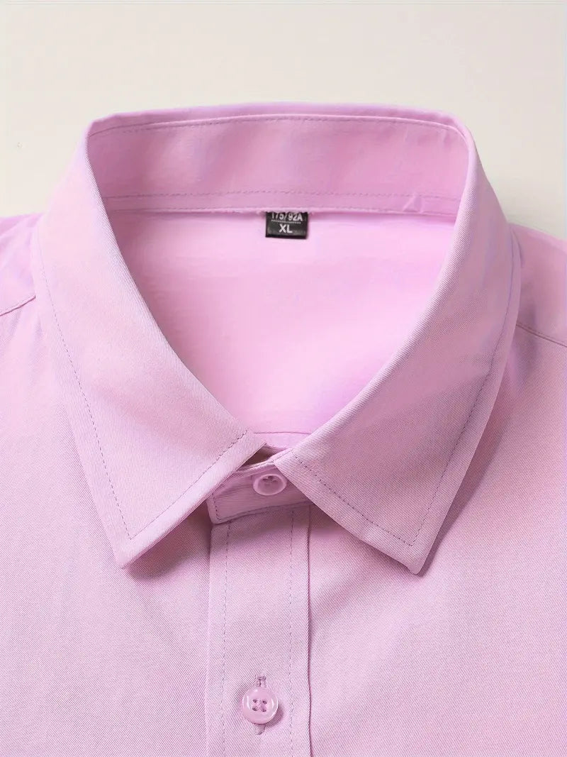 Doyle™ | Plain Monochrome Slim-Fit Shirt