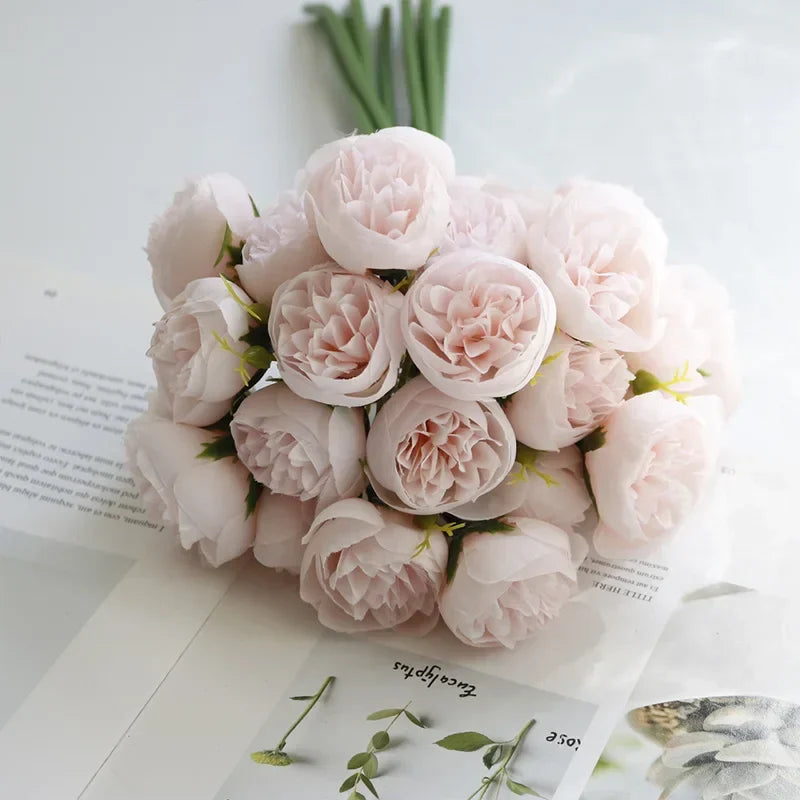 Silk Peony Bouquet