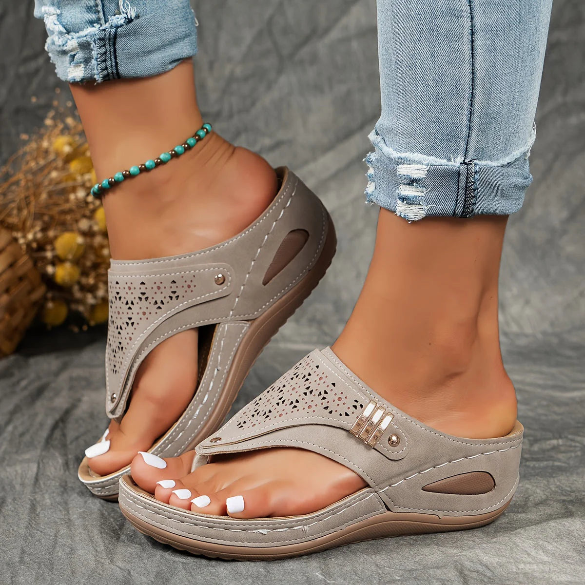 Bella™ | Leather Everyday Orthopaedic Sandals