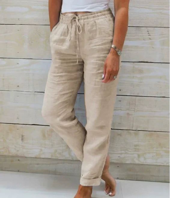 Ellison™ | Casual Linen Drawstring Trousers