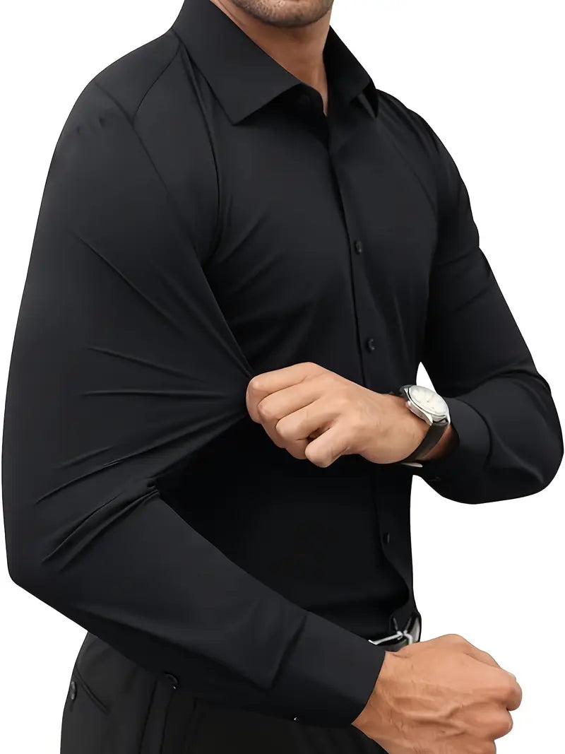 Frost™ | High-Quality Single-Colour Slim-Fit Shirt