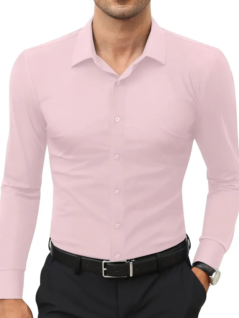 Frost™ | High-Quality Single-Colour Slim-Fit Shirt