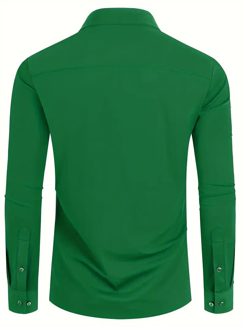 Frost™ | High-Quality Single-Colour Slim-Fit Shirt