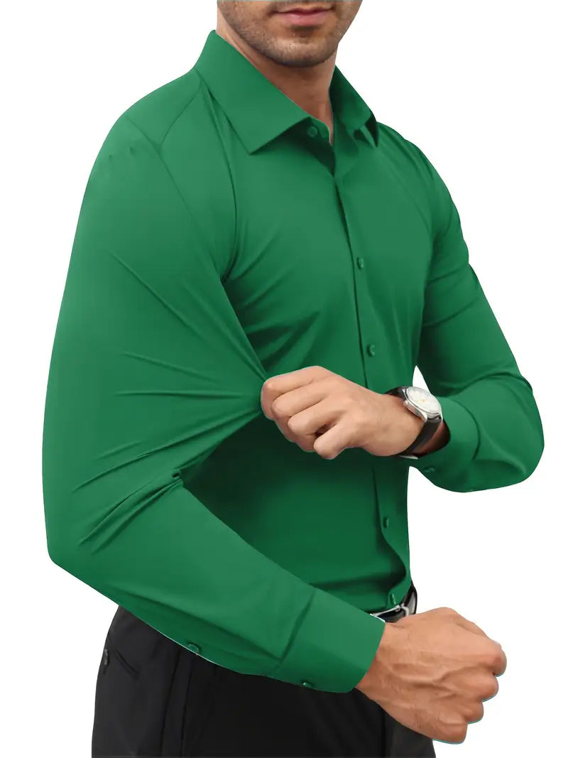 Frost™ | High-Quality Single-Colour Slim-Fit Shirt