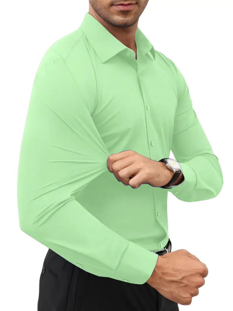 Frost™ | High-Quality Single-Colour Slim-Fit Shirt