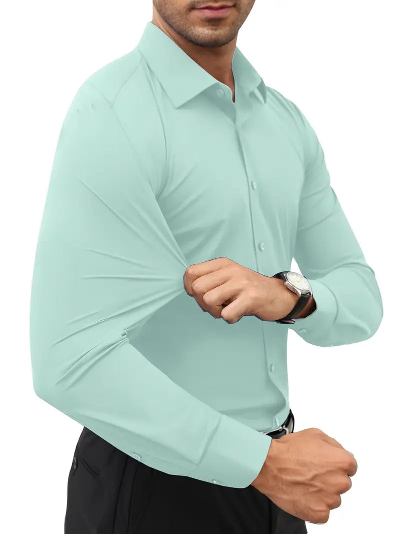 Frost™ | High-Quality Single-Colour Slim-Fit Shirt