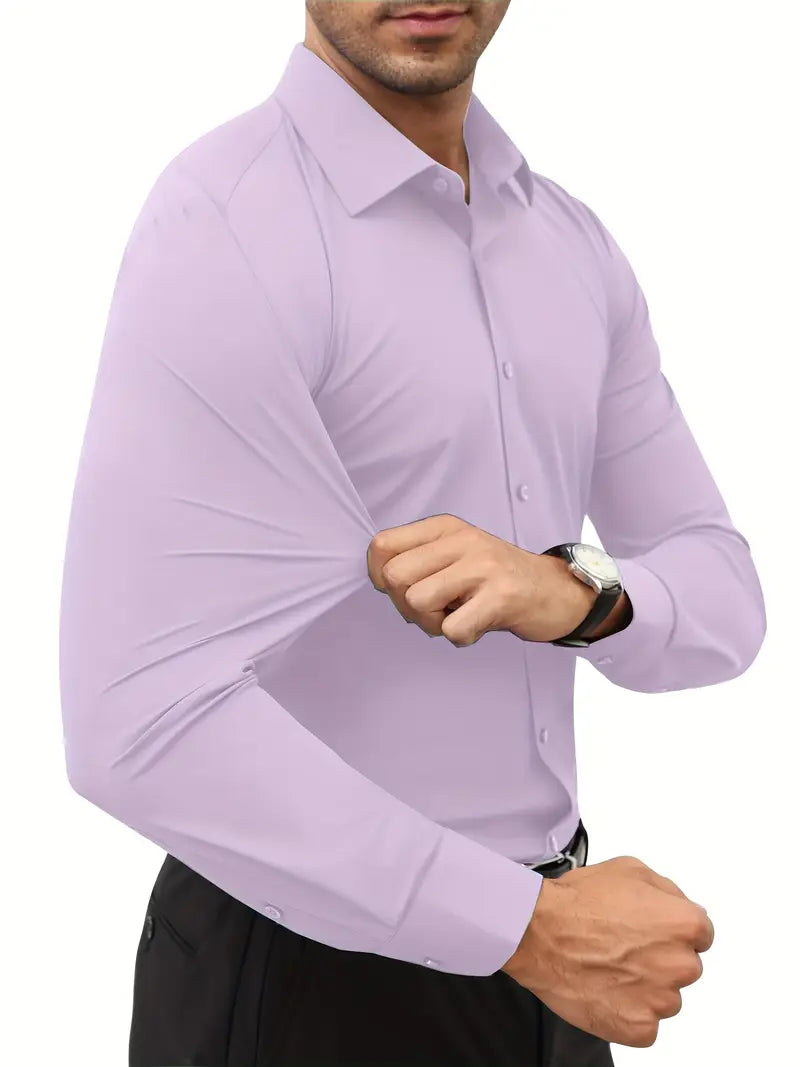 Frost™ | High-Quality Single-Colour Slim-Fit Shirt
