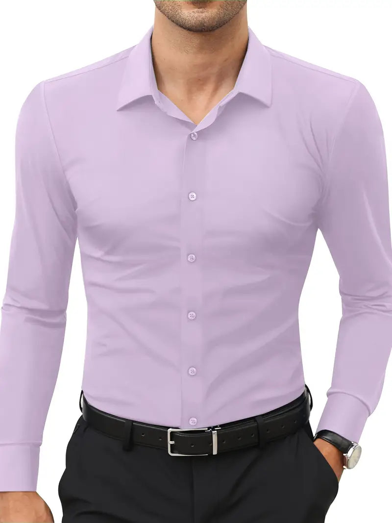 Frost™ | High-Quality Single-Colour Slim-Fit Shirt