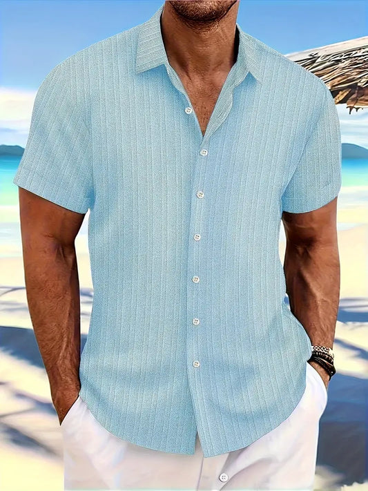 Simpson™ | Casual Linen Shirt with Buttons