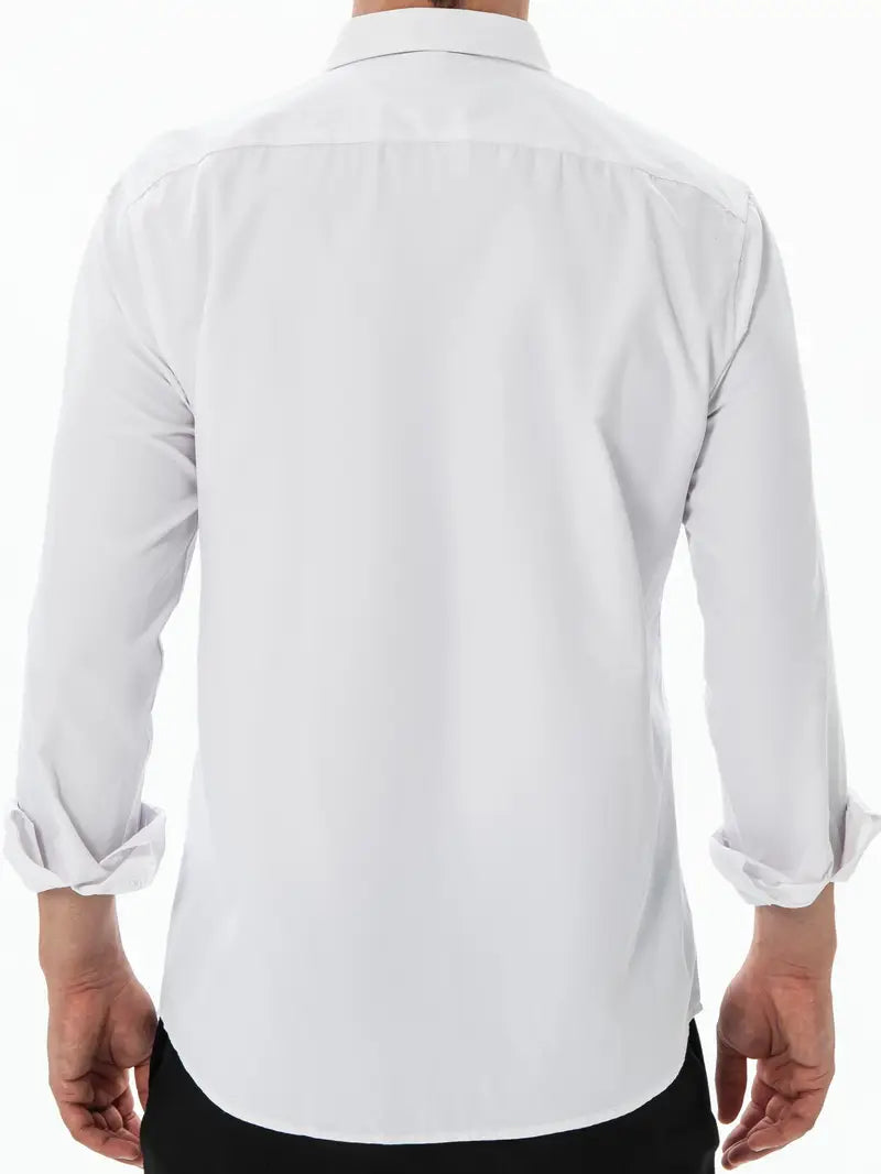 Frost™ | High-Quality Single-Colour Slim-Fit Shirt