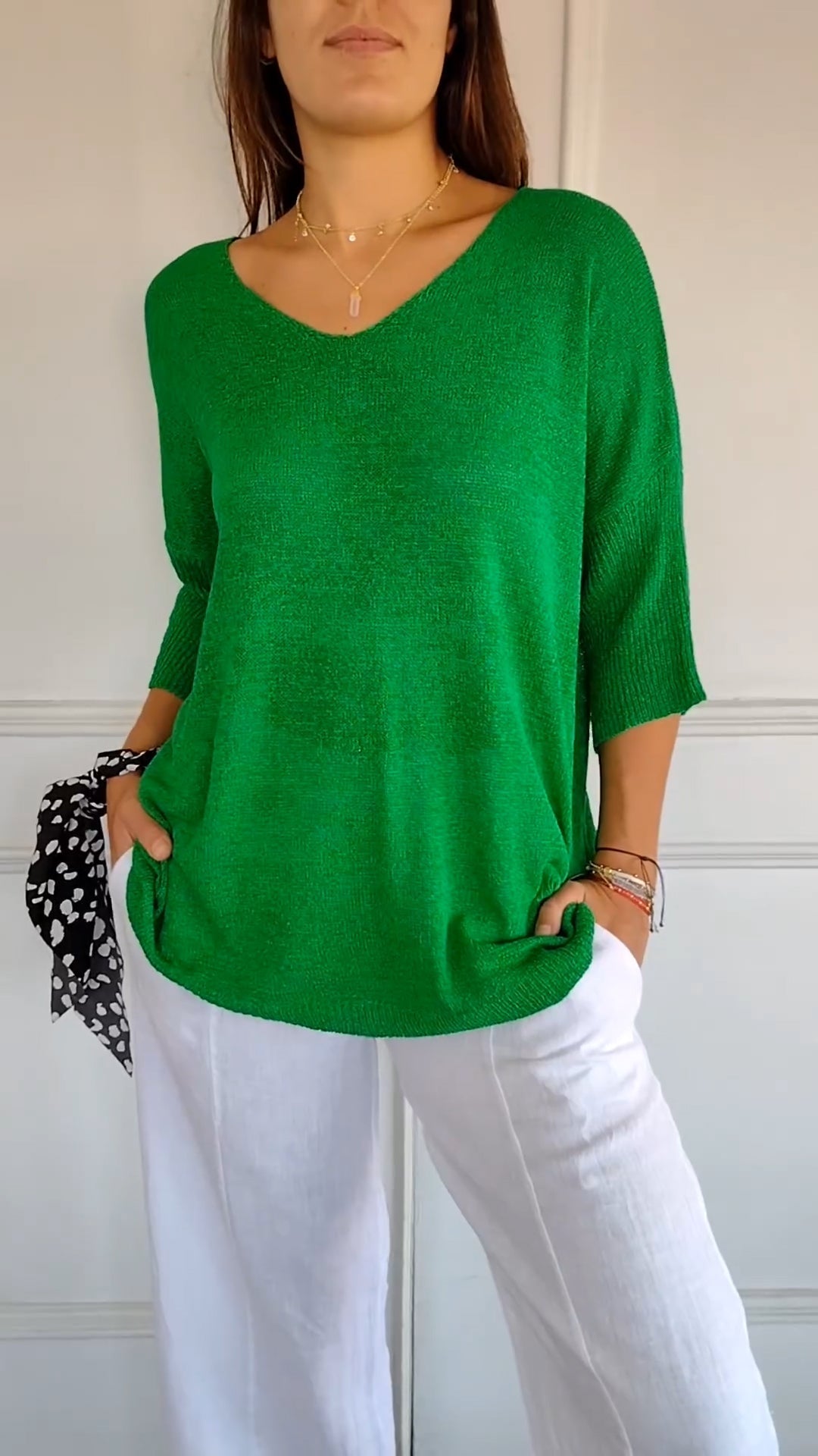 Abily™ | Lightweight Top with Elegant V-Neck