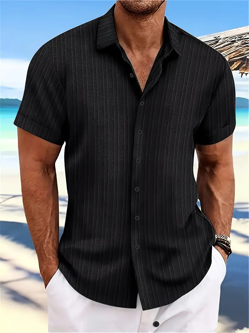 Simpson™ | Casual Linen Shirt with Buttons