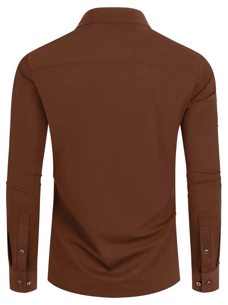 Frost™ | High-Quality Single-Colour Slim-Fit Shirt