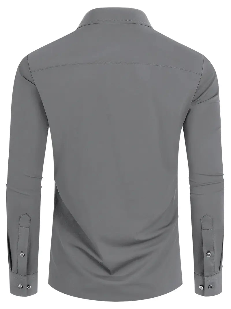 Frost™ | High-Quality Single-Colour Slim-Fit Shirt
