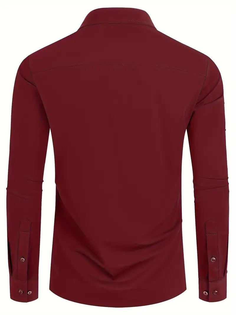 Frost™ | High-Quality Single-Colour Slim-Fit Shirt
