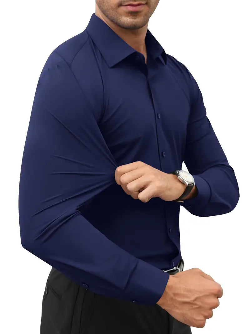 Frost™ | High-Quality Single-Colour Slim-Fit Shirt