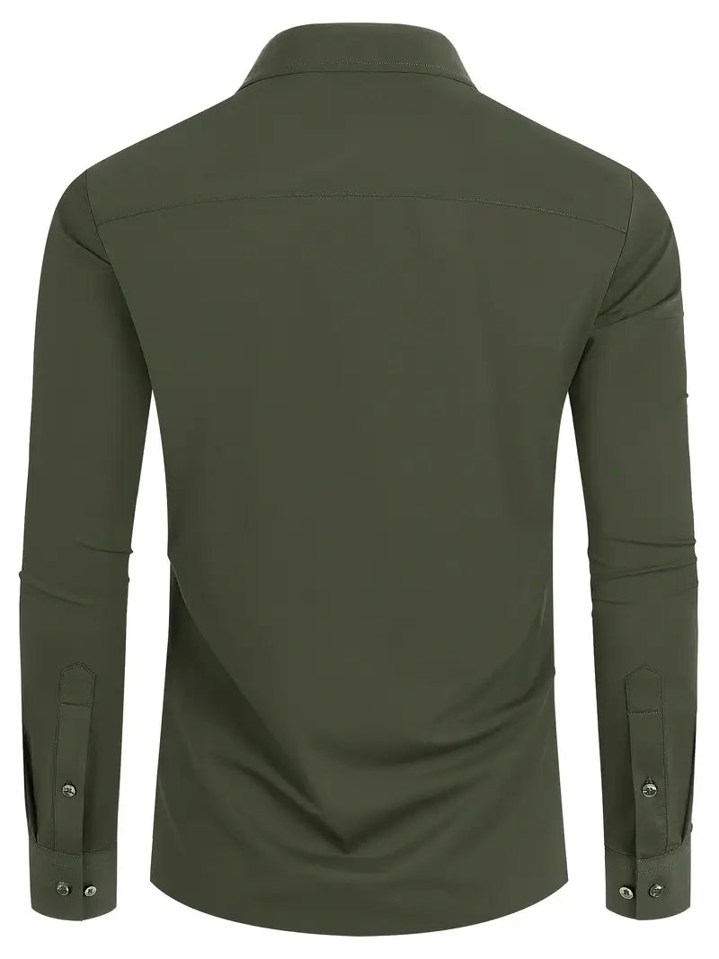 Frost™ | High-Quality Single-Colour Slim-Fit Shirt