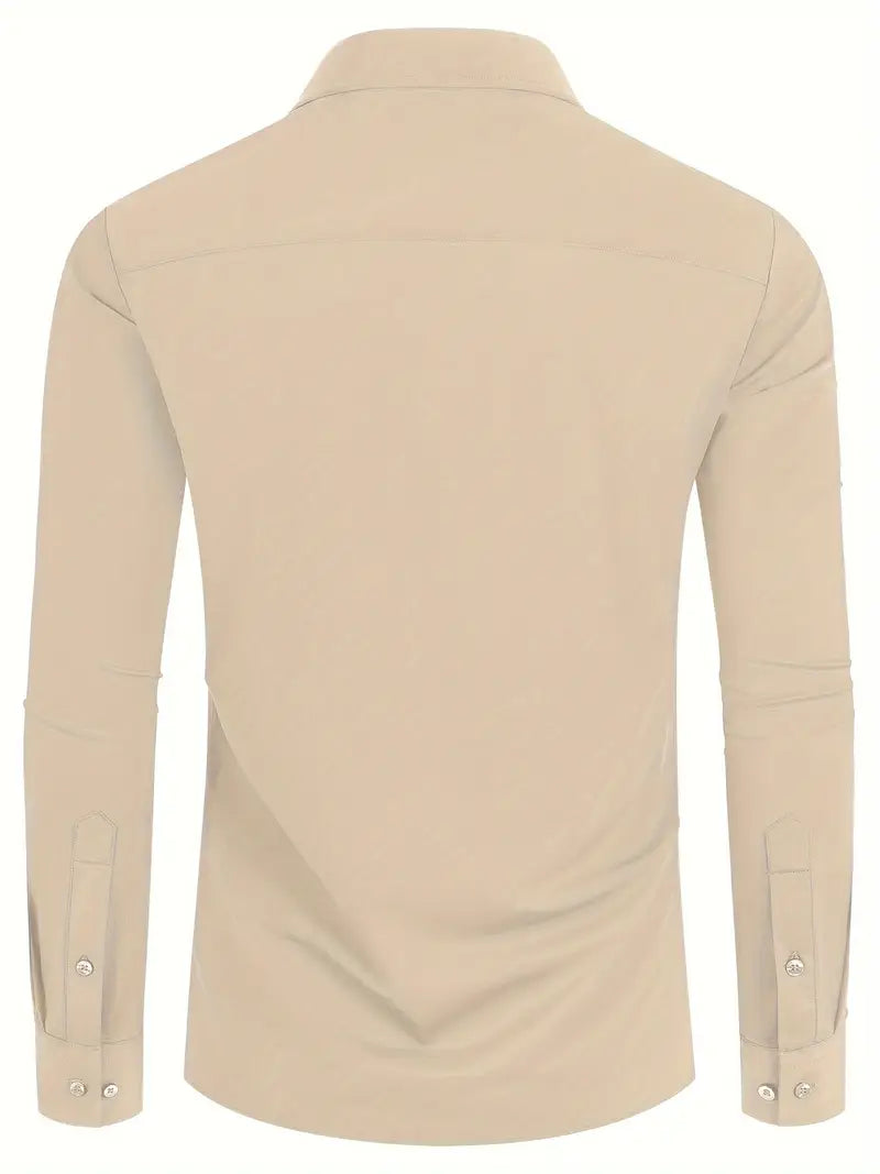 Frost™ | High-Quality Single-Colour Slim-Fit Shirt