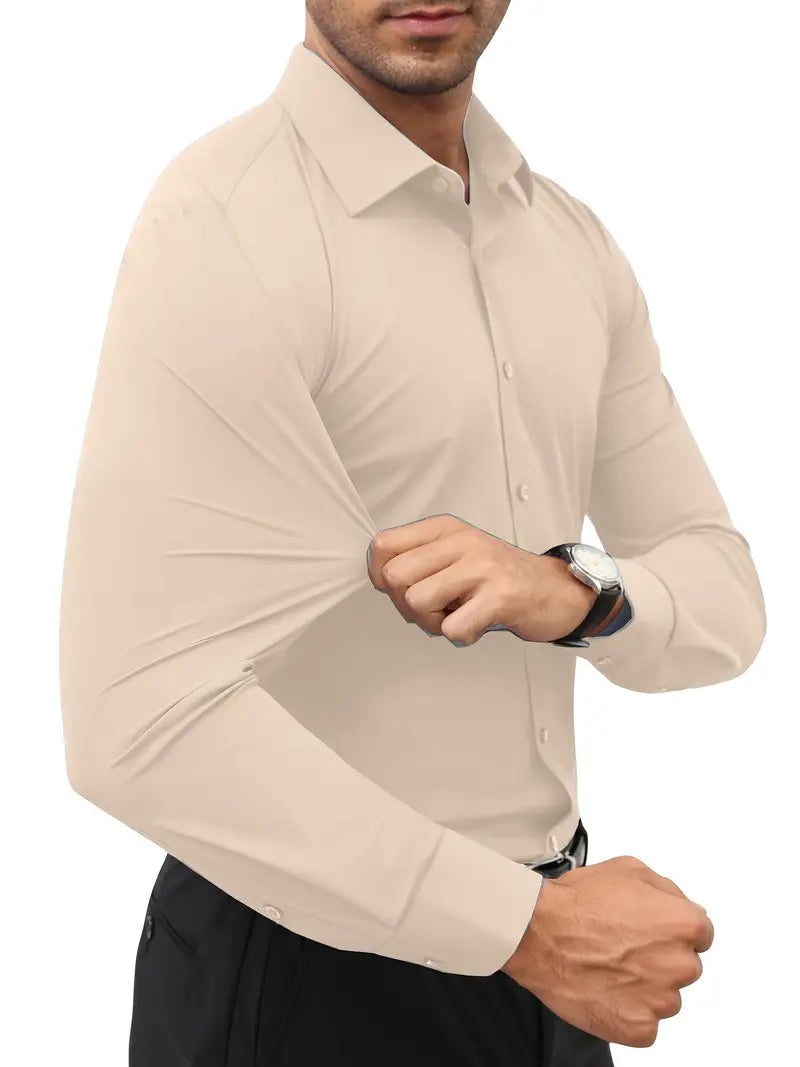 Frost™ | High-Quality Single-Colour Slim-Fit Shirt