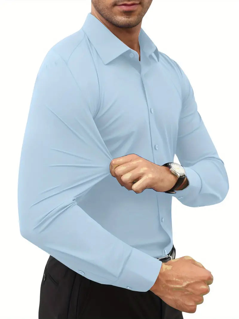 Frost™ | High-Quality Single-Colour Slim-Fit Shirt