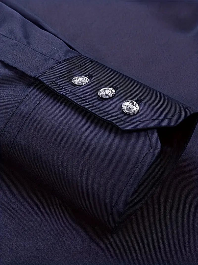 Elliott™ | Elegant Shirt with Double Collar Buttons