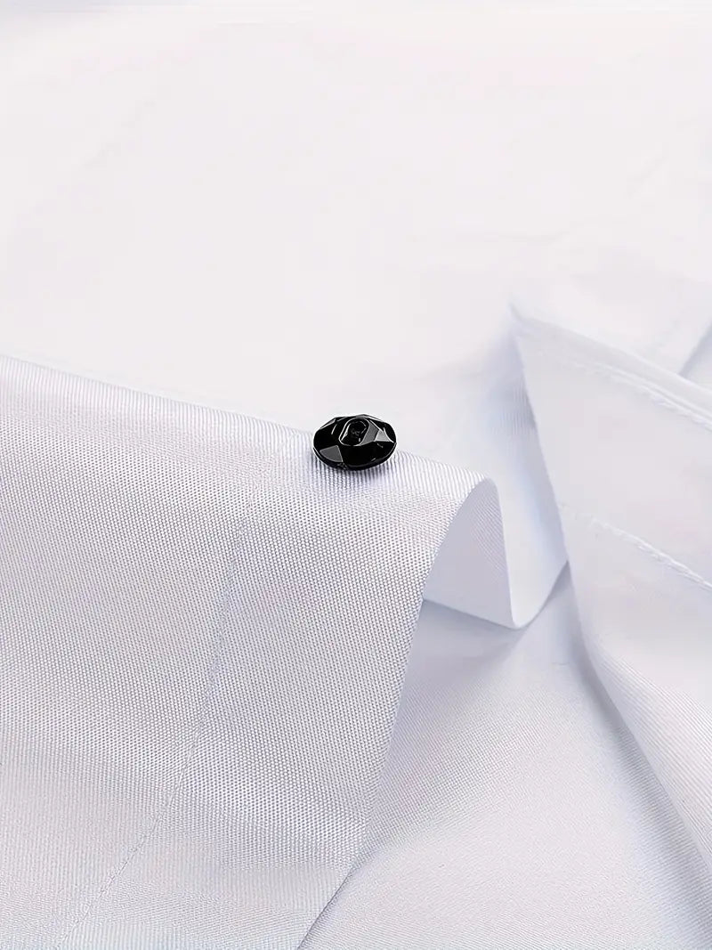 Elliott™ | Elegant Shirt with Double Collar Buttons