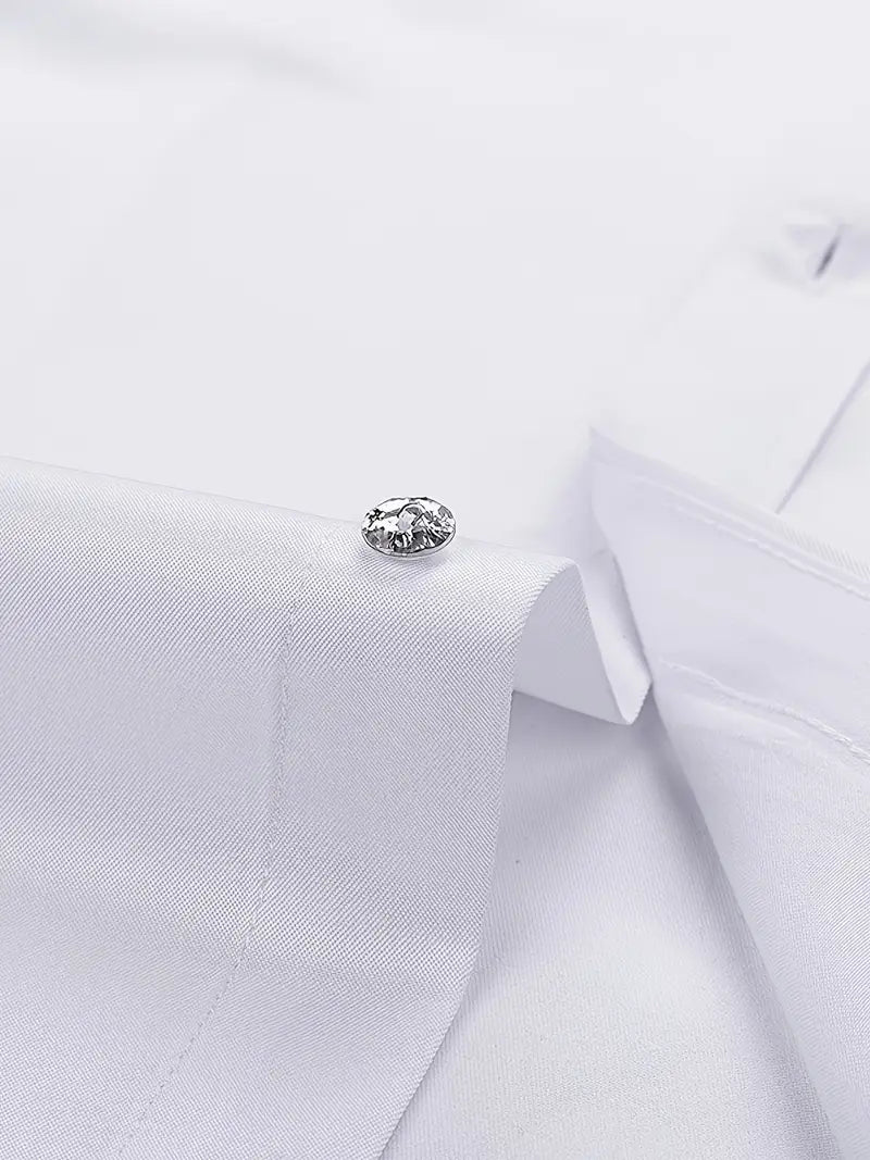 Elliott™ | Elegant Shirt with Double Collar Buttons