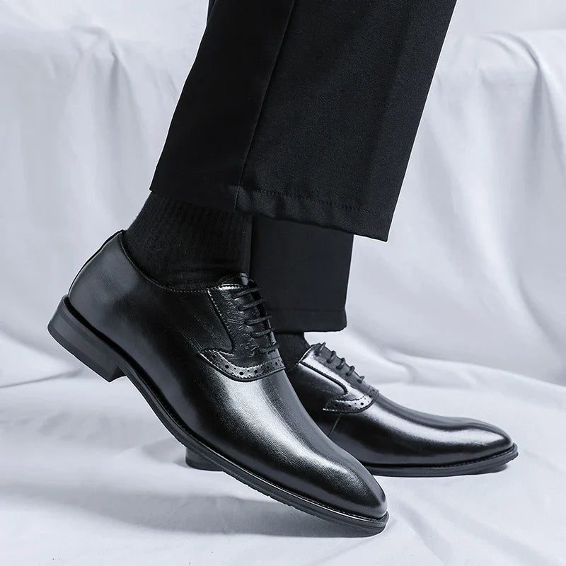 Riven Leather Shoes