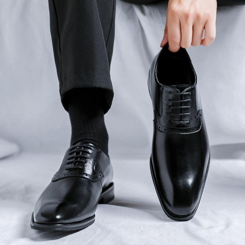 Riven Leather Shoes