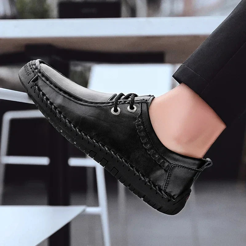Braze Genuine Leather Loafers