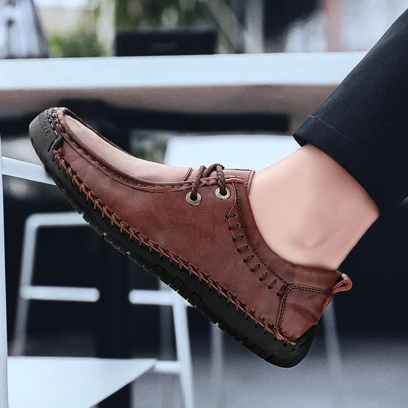 Braze Genuine Leather Loafers