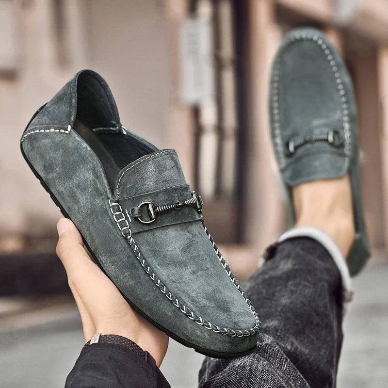 Astire Genuine Suede Loafers
