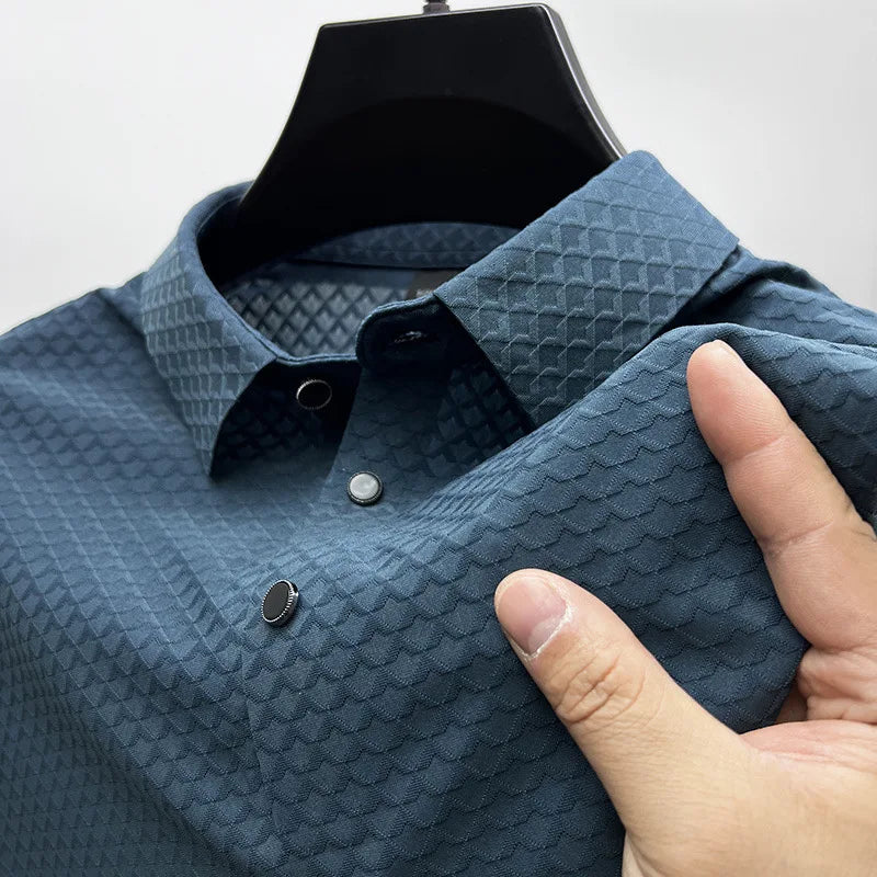 Raso Silk Polo Shirt