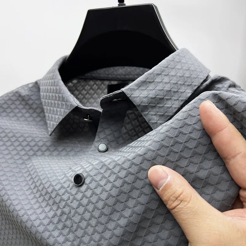 Raso Silk Polo Shirt