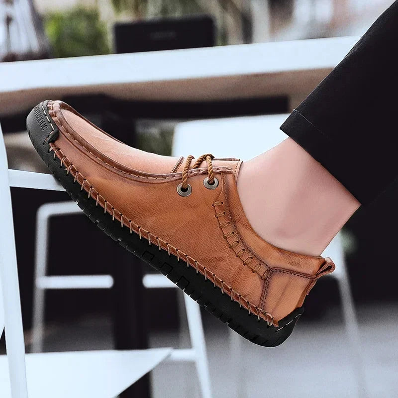 Braze Genuine Leather Loafers