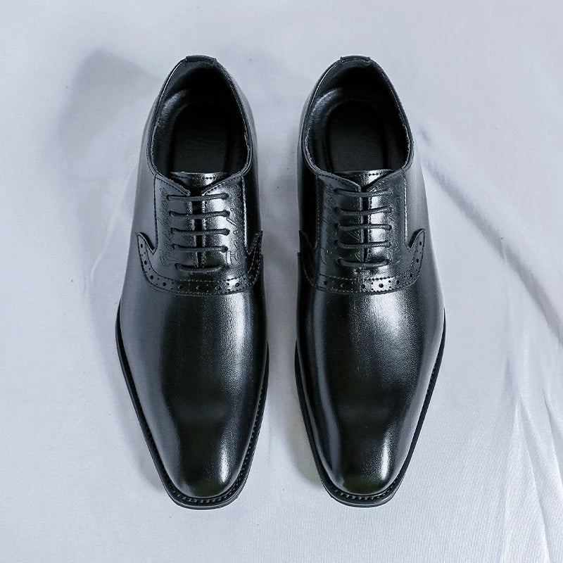 Riven Leather Shoes