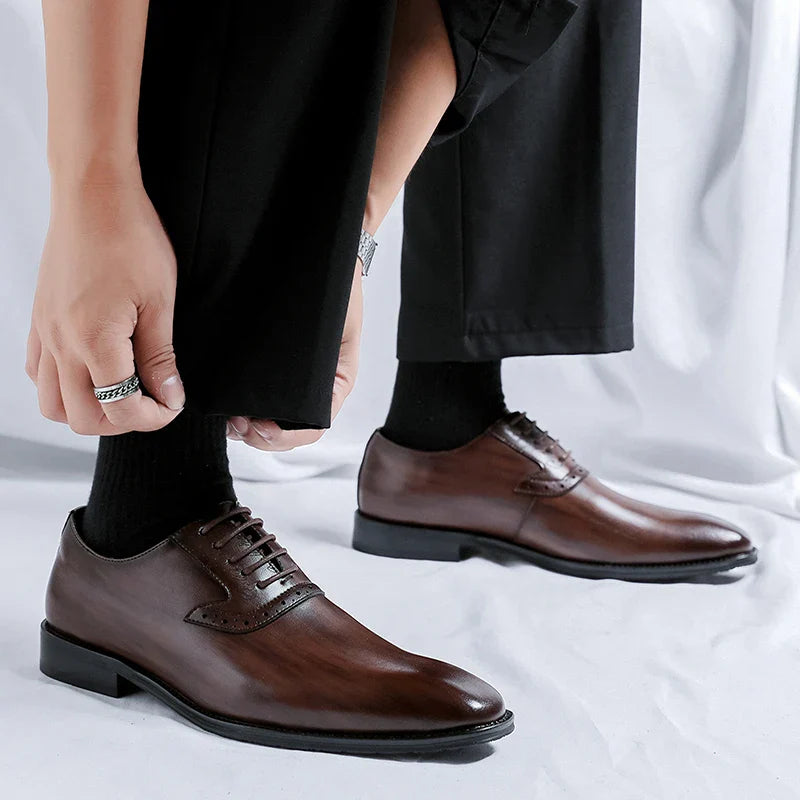 Riven Leather Shoes
