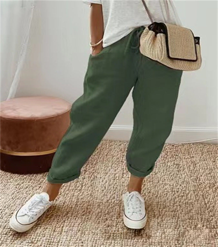 Whitaker™ | Elegant Cotton-Linen Trousers